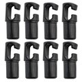 Upperbounce Enclosure G shaped Pole Caps for 1" Dia. Pole UBPC-1D-FG-8